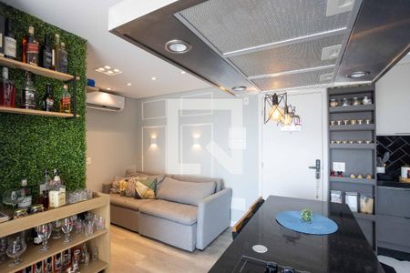 Sala/Cozinha/Area de Serviço de apartamento para alugar com 2 quartos, 51m² em Centro, Diadema