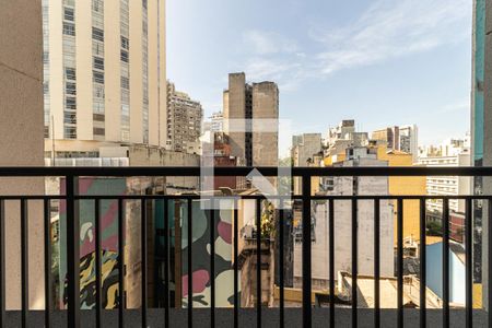 Varanda de kitnet/studio para alugar com 1 quarto, 50m² em República, São Paulo