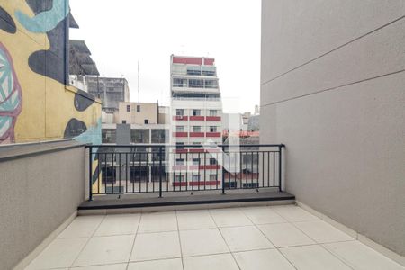 Varanda de kitnet/studio para alugar com 1 quarto, 50m² em República, São Paulo
