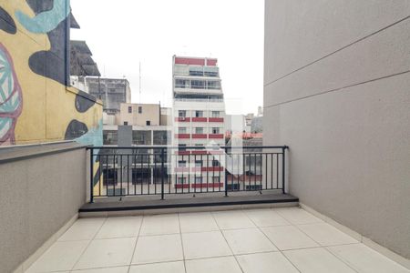 Studio à venda com 50m², 1 quarto e sem vagaVaranda