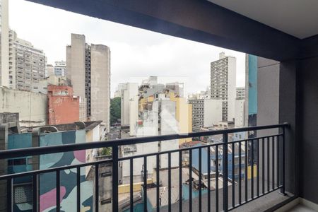 Studio à venda com 50m², 1 quarto e sem vagaVaranda
