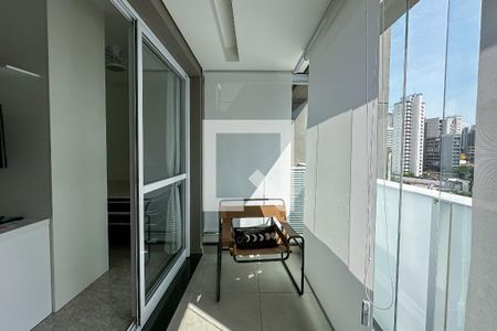Varanda de kitnet/studio para alugar com 1 quarto, 25m² em Perdizes, São Paulo