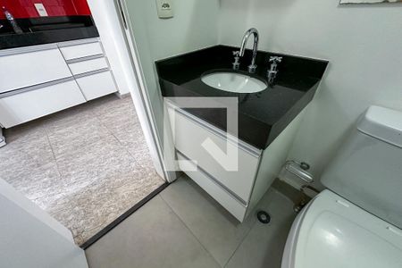 Studio para alugar com 25m², 1 quarto e 1 vaga Studio para alugar com 25m², 1 quarto e 1 vagaBanheiro