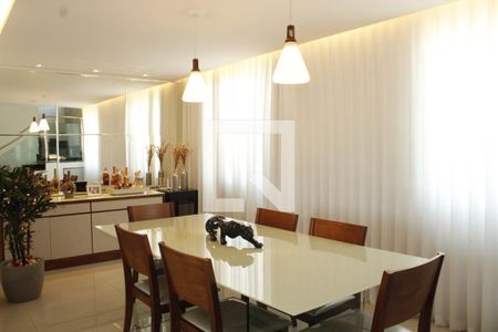 Sala de Jantar de apartamento à venda com 3 quartos, 189m² em Europa, Contagem