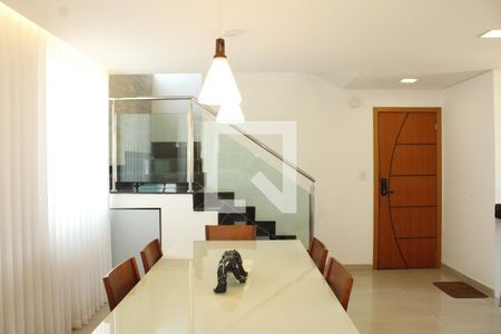 Sala de Jantar de apartamento à venda com 3 quartos, 189m² em Europa, Contagem