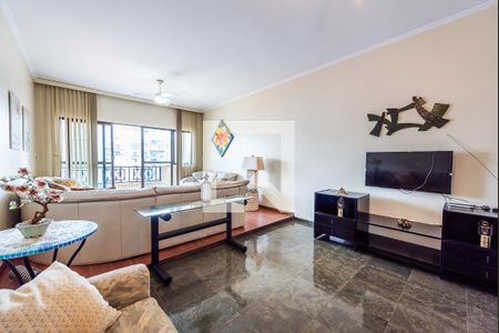 Sala de apartamento para alugar com 3 quartos, 154m² em Gonzaga, Santos