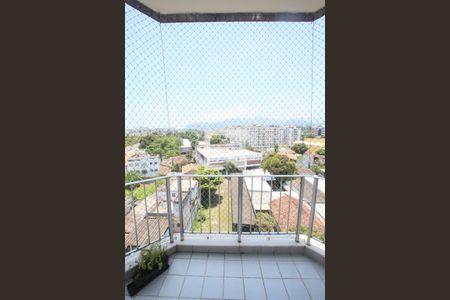 Varanda da sala de apartamento para alugar com 2 quartos, 71m² em Taquara, Rio de Janeiro