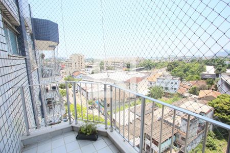 Varanda da sala de apartamento para alugar com 2 quartos, 71m² em Taquara, Rio de Janeiro