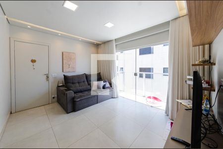 Sala de apartamento para alugar com 2 quartos, 85m² em Nova Granada, Belo Horizonte