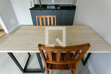 Studio para alugar com 25m², 1 quarto e sem vaga Studio para alugar com 25m², 1 quarto e sem vagaCozinha - Mesa
