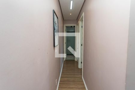 Corredor  de apartamento à venda com 2 quartos, 43m² em Piraporinha, Diadema