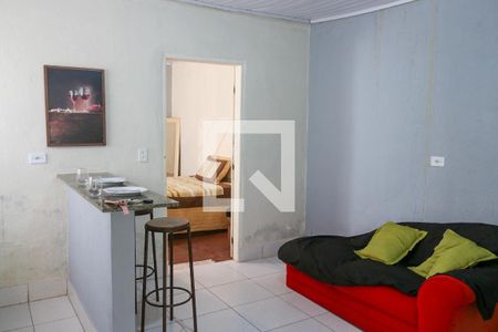 Sala/Cozinha de casa para alugar com 1 quarto, 50m² em Santa Paula, São Caetano do Sul