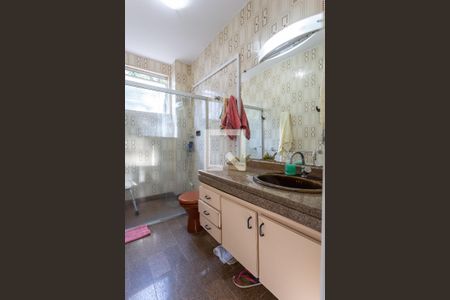 Banheiro da Suíte de apartamento à venda com 3 quartos, 130m² em Luxemburgo, Belo Horizonte