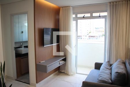 Sala de apartamento à venda com 2 quartos, 56m² em Cidade Industrial, Contagem