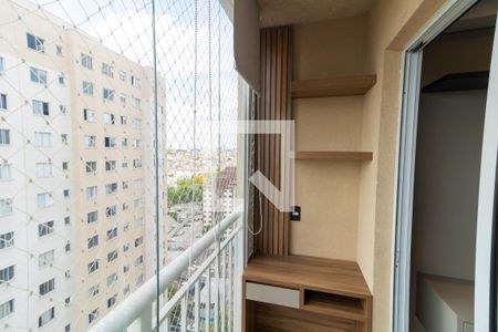 Varanda da Sala de apartamento para alugar com 1 quarto, 32m² em Vila Penteado, São Paulo