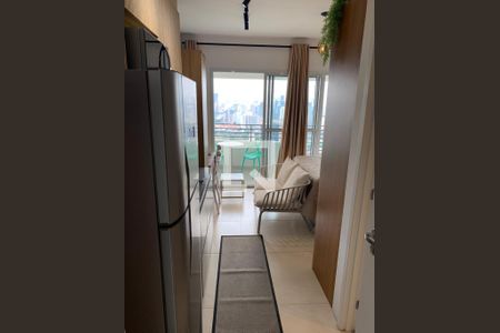 Cozinha de kitnet/studio para alugar com 1 quarto, 25m² em Butantã, São Paulo