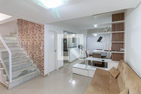 Sala de casa de condomínio à venda com 3 quartos, 126m² em Cabeceira, Nova Lima