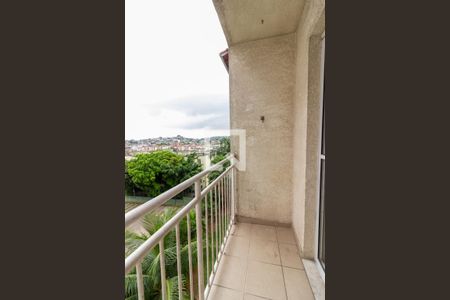 Varanda da Sala de apartamento para alugar com 3 quartos, 52m² em Parada de Lucas, Rio de Janeiro