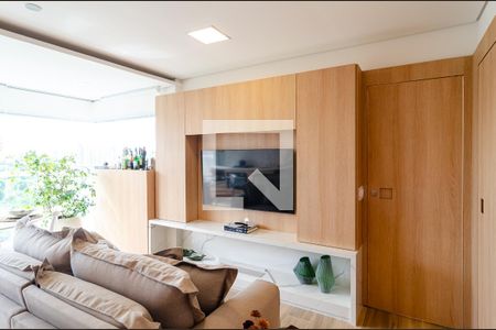Sala de apartamento para alugar com 1 quarto, 40m² em Vila Clementino, São Paulo
