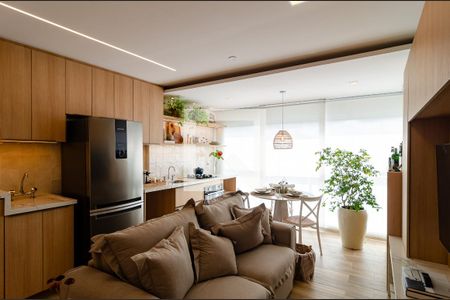 Sala de apartamento para alugar com 1 quarto, 40m² em Vila Clementino, São Paulo