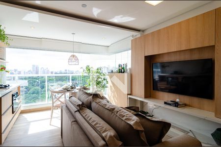 Sala de apartamento para alugar com 1 quarto, 40m² em Vila Clementino, São Paulo