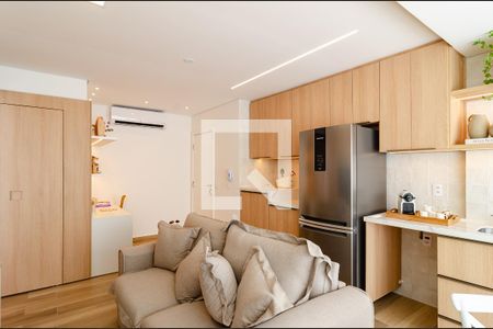 Sala de apartamento para alugar com 1 quarto, 40m² em Vila Clementino, São Paulo