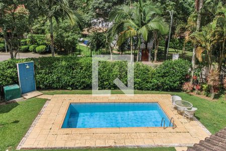 Casa de condomínio para alugar com 600m², 4 quartos e 6 vagasSuíte 1 - Varanda - Vista