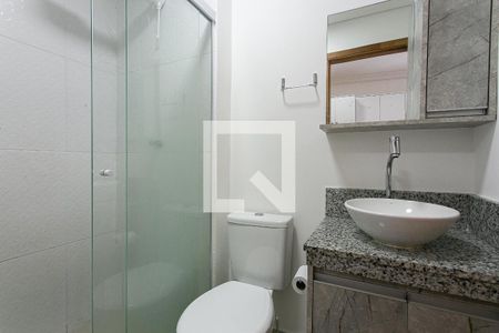Banheiro de kitnet/studio à venda com 1 quarto, 24m² em Tatuapé, São Paulo