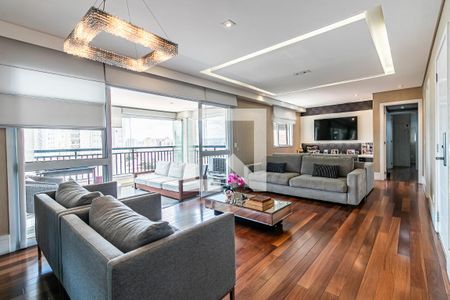 Sala de apartamento para alugar com 3 quartos, 176m² em Chácara Santo Antônio (zona Leste), São Paulo