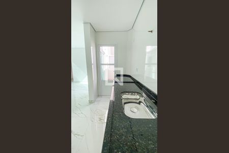 Sala - Sala de Jantar - Cozinha de apartamento para alugar com 2 quartos, 62m² em Campestre, Santo André