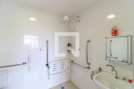 Banheiro da Suíte de apartamento para alugar com 1 quarto, 34m² em Santo Amaro, São Paulo