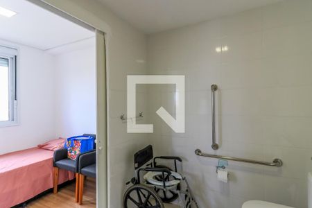 Apartamento para alugar com 34m², 1 quarto e sem vaga Apartamento para alugar com 34m², 1 quarto e sem vagaBanheiro da Suíte