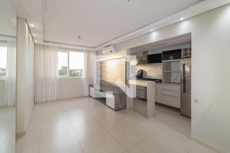 Sala de apartamento à venda com 2 quartos, 72m² em Mal. Rondon, Canoas