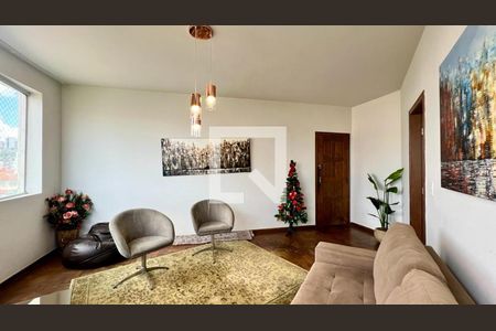 sala 1 de apartamento à venda com 3 quartos, 120m² em Nova Granada, Belo Horizonte