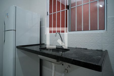 Cozinha de apartamento para alugar com 1 quarto, 22m² em Vila Paulistania, São Paulo