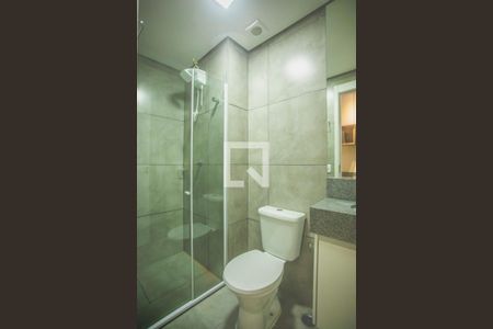 Studio para alugar com 25m², 1 quarto e sem vaga Studio para alugar com 25m², 1 quarto e sem vagaBanheiro