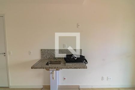 Sala/ cozinha  de apartamento para alugar com 1 quarto, 32m² em Vila Clementino, São Paulo