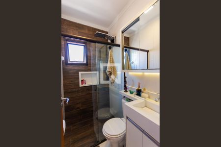 Banheiro da Suíte de apartamento para alugar com 2 quartos, 117m² em Parque Oratório, Santo André