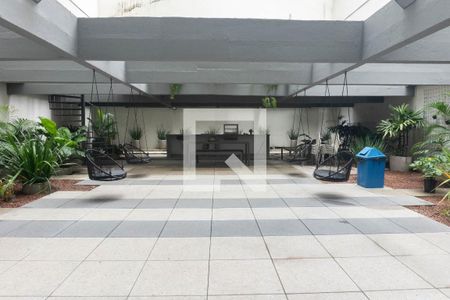 Studio para alugar com 31m², 1 quarto e sem vaga Studio para alugar com 31m², 1 quarto e sem vagaÁrea comum - Churrasqueira