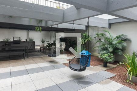 Studio para alugar com 31m², 1 quarto e sem vaga Studio para alugar com 31m², 1 quarto e sem vagaÁrea comum - Churrasqueira