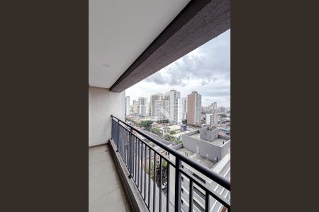 Varanda da Sala de kitnet/studio à venda com 1 quarto, 33m² em Ipiranga, São Paulo