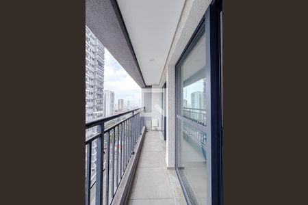 Varanda da Sala de kitnet/studio à venda com 1 quarto, 33m² em Ipiranga, São Paulo