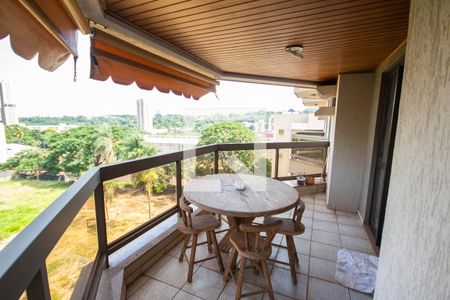 Sacada da Sala de apartamento para alugar com 3 quartos, 146m² em Jardim Botânico, Ribeirão Preto