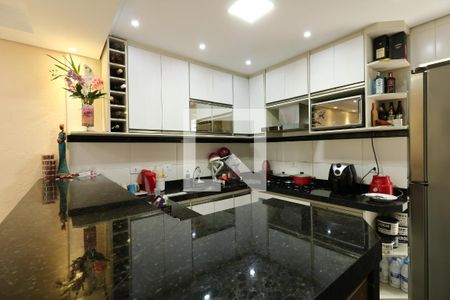 Cozinha de casa à venda com 3 quartos, 350m² em Parque Sao Vicente, Santo André