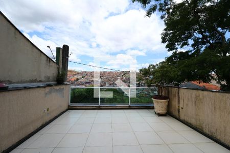 Varanda da Sala de casa à venda com 3 quartos, 350m² em Parque Sao Vicente, Santo André