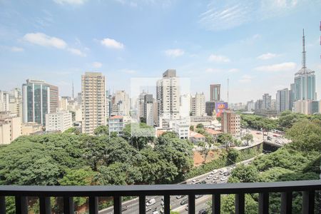 Varanda da Sala de apartamento à venda com 1 quarto, 39m² em Paraíso, São Paulo