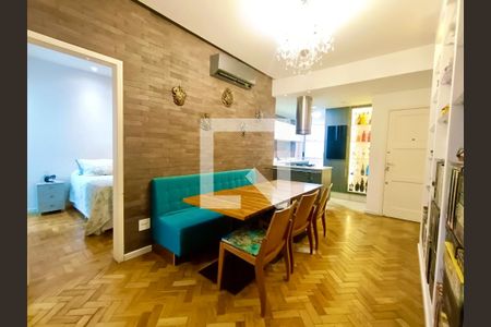 Sala de apartamento à venda com 1 quarto, 71m² em Gávea, Rio de Janeiro