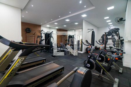 Área comum - Academia de apartamento para alugar com 1 quarto, 53m² em Jardim Brasil (zona Sul), São Paulo