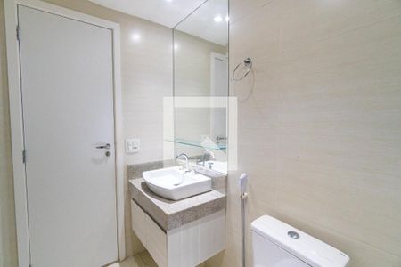 Banheiro de apartamento para alugar com 1 quarto, 53m² em Jardim Brasil (zona Sul), São Paulo