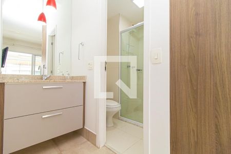 Studio para alugar com 34m², 1 quarto e 1 vaga Studio para alugar com 34m², 1 quarto e 1 vagaBanheiro